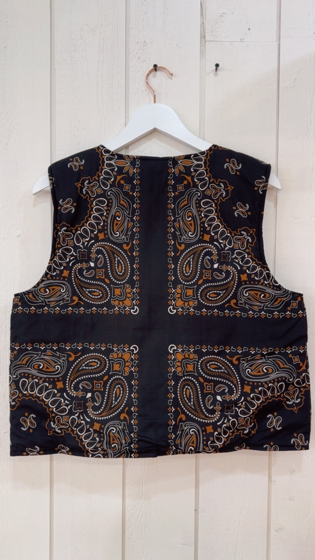 Veste sans manche matelassé Noir