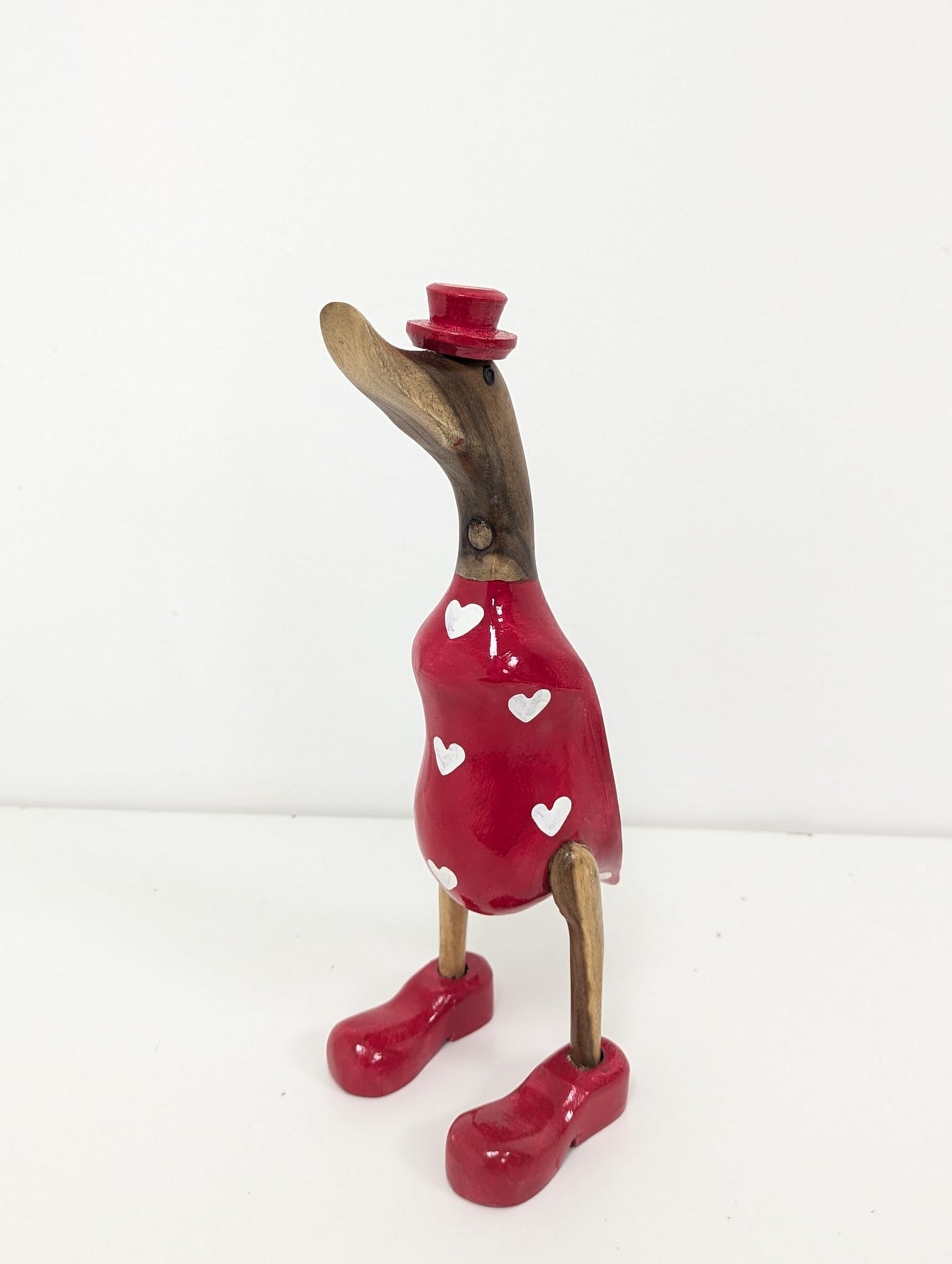Canard Fille robe rouge