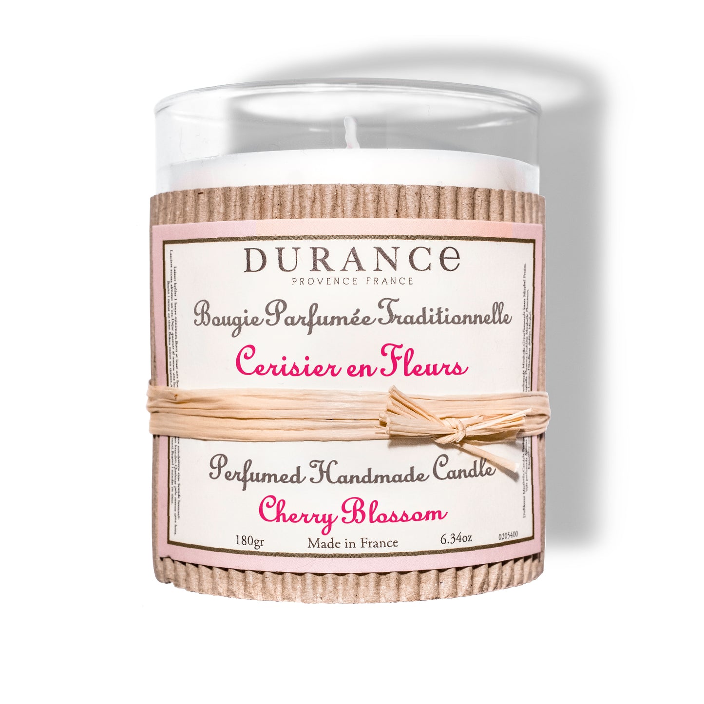 Bougie parfumée traditionnelle 180 gr Cerisier en Fleurs