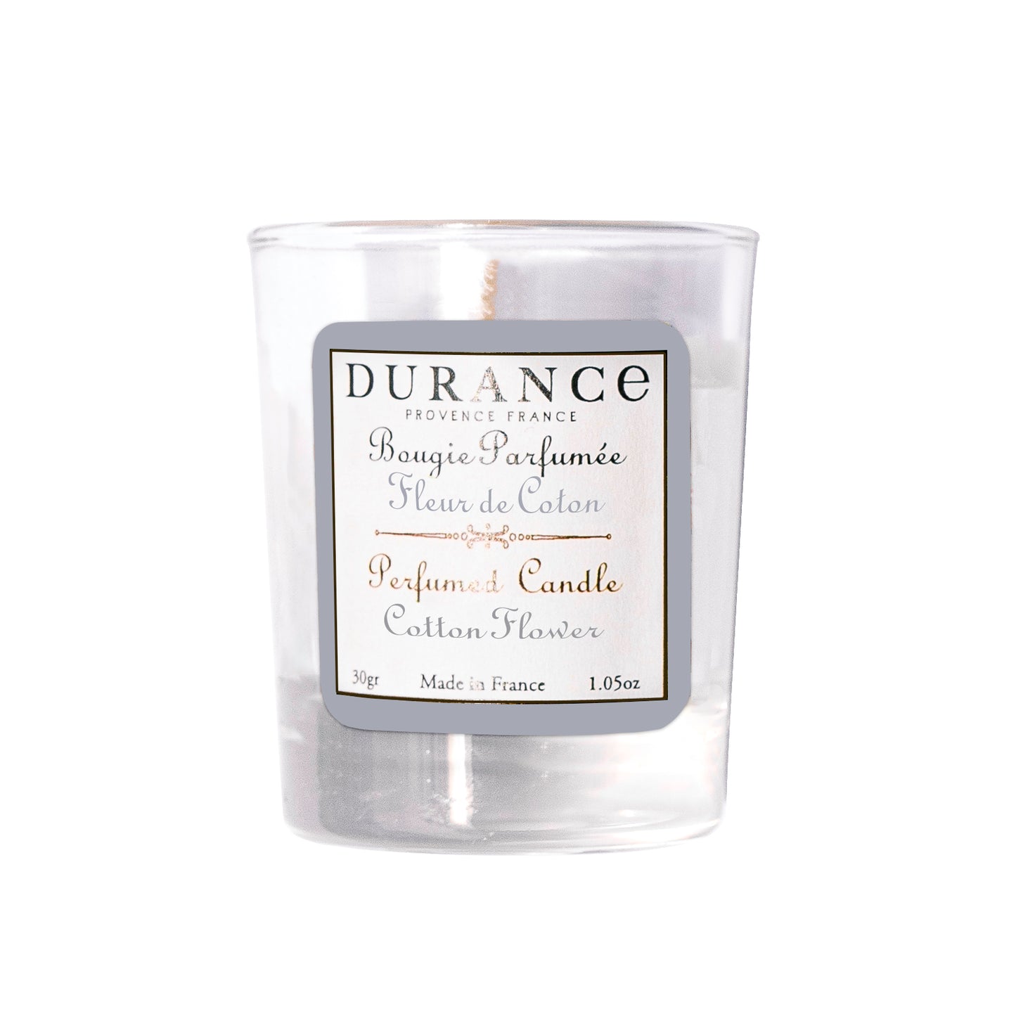 Bougie naturelle parfumée 30 gr Fleur de Coton