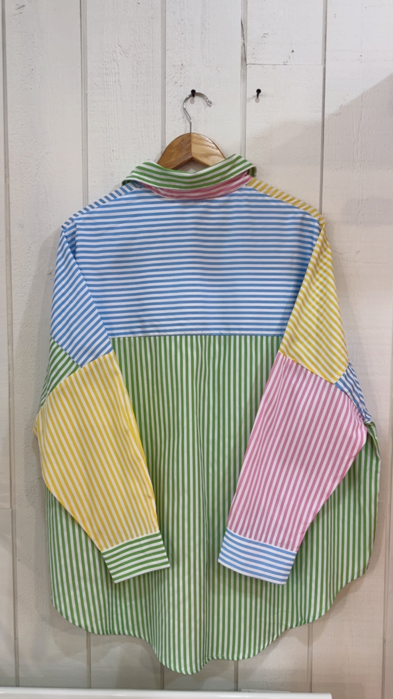 Chemise patchwork Multicolor