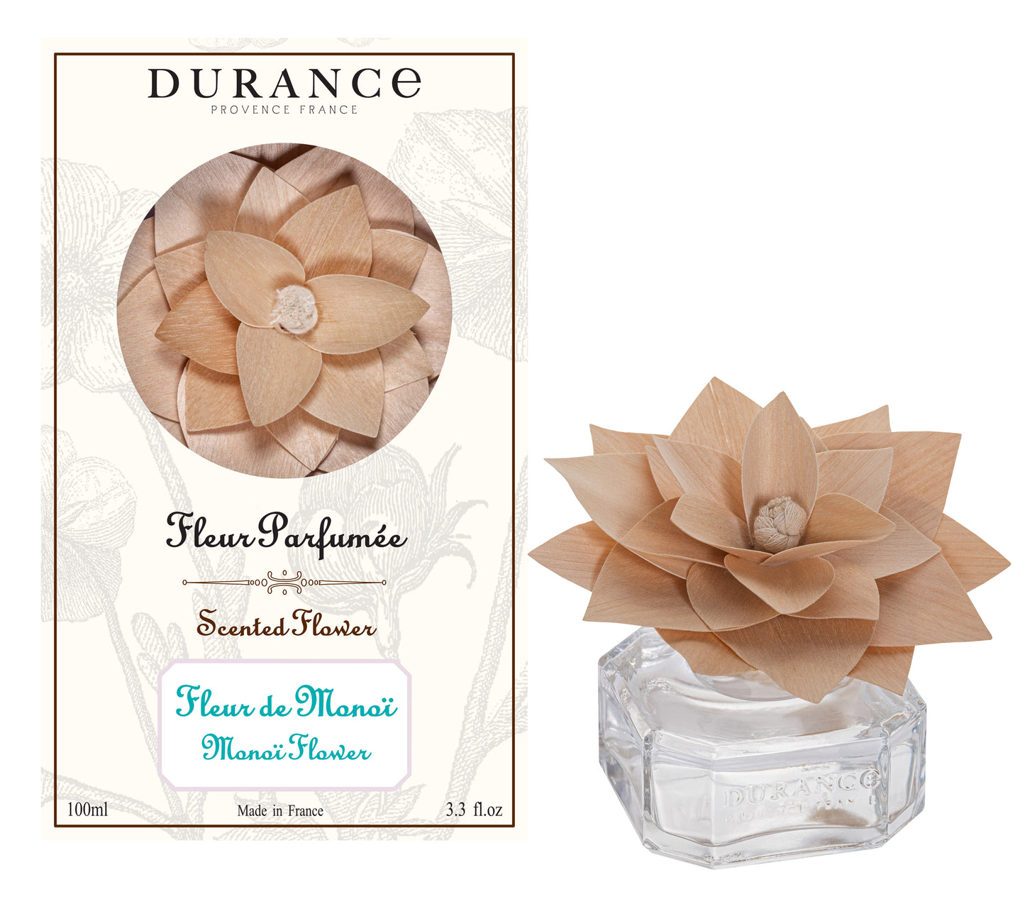 Fleur parfumée en bois 100 mL Fleur de Monoï