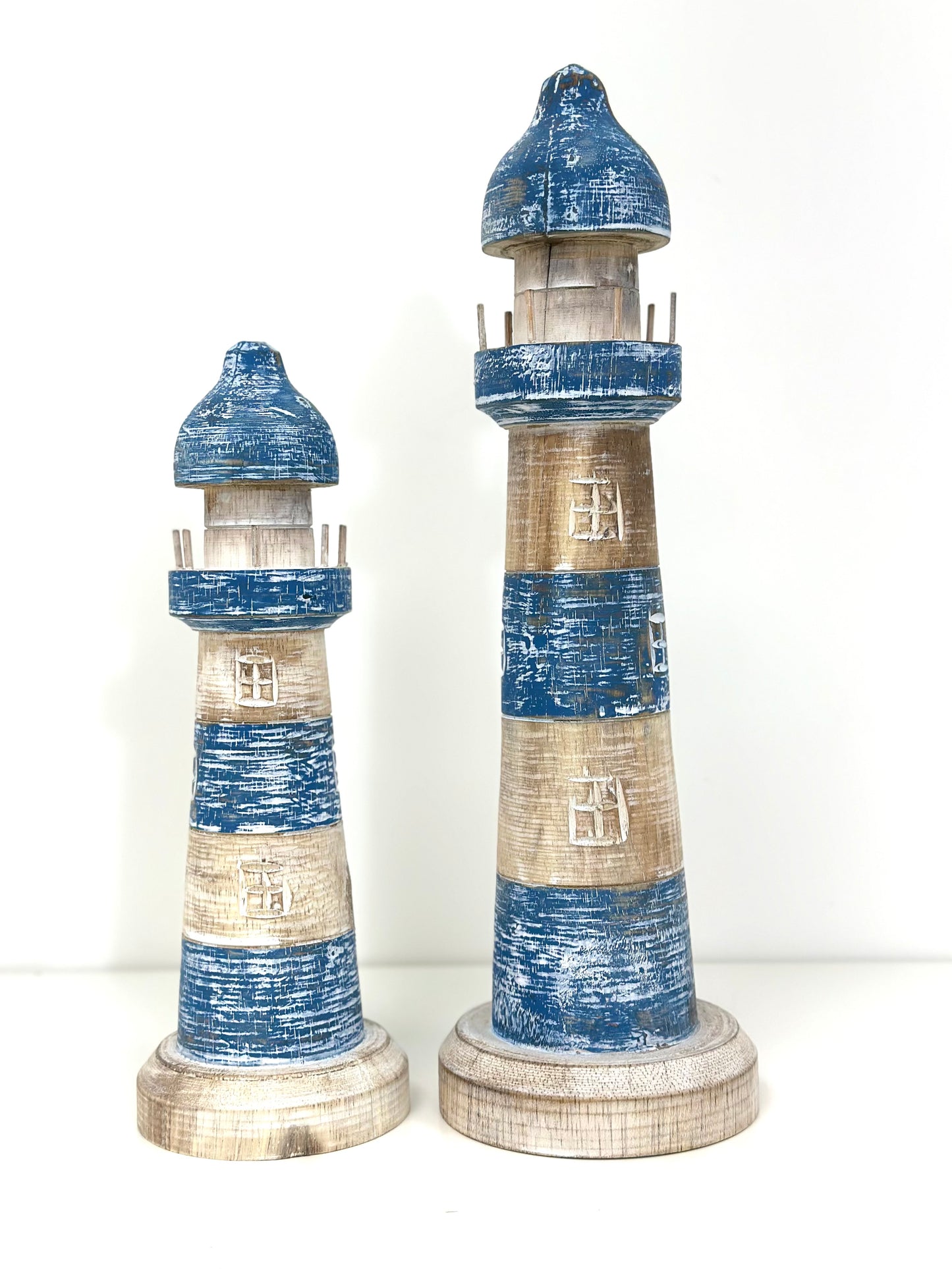 Phare bleu déco 30 cm