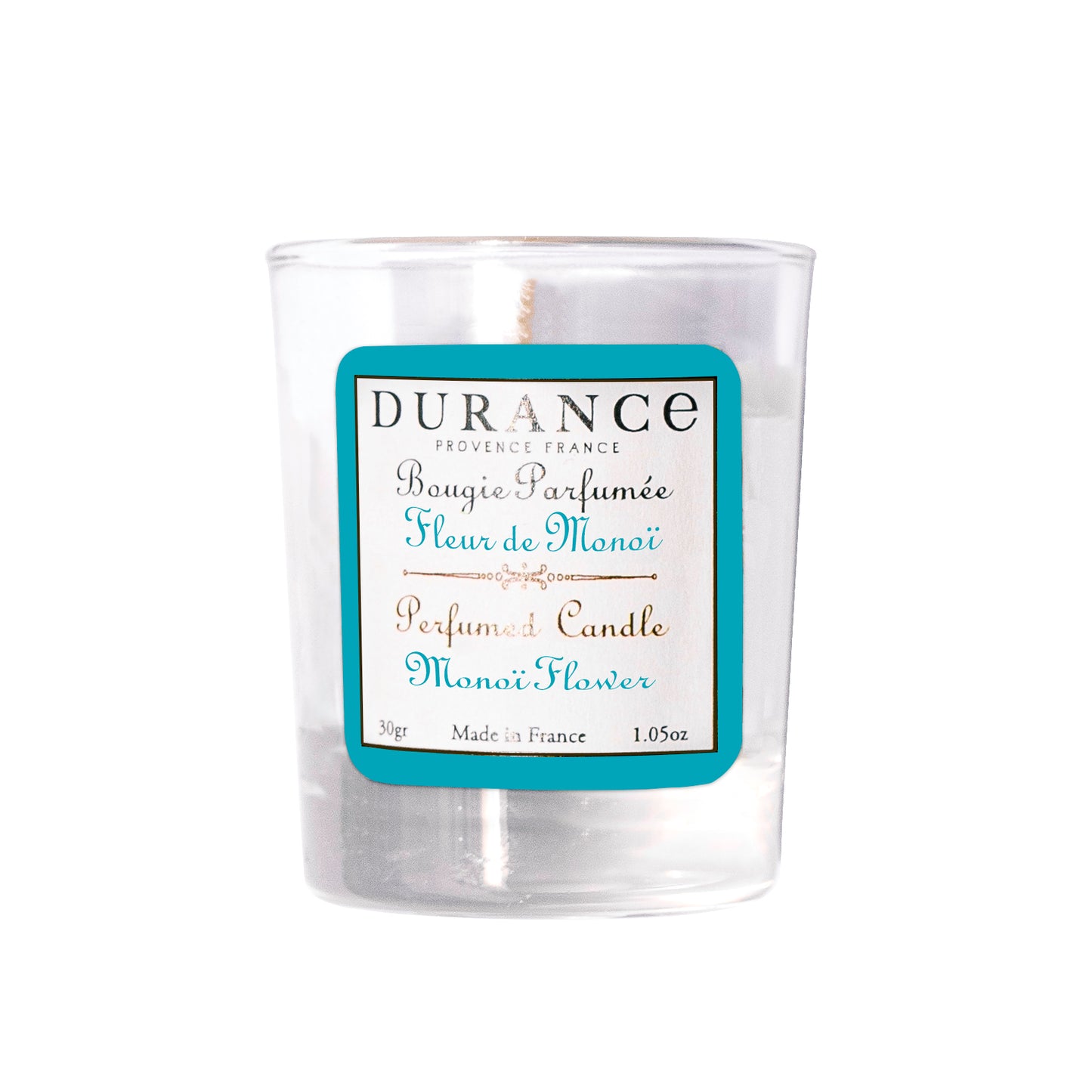 Bougie naturelle parfumée 30 gr Fleur de Monoï