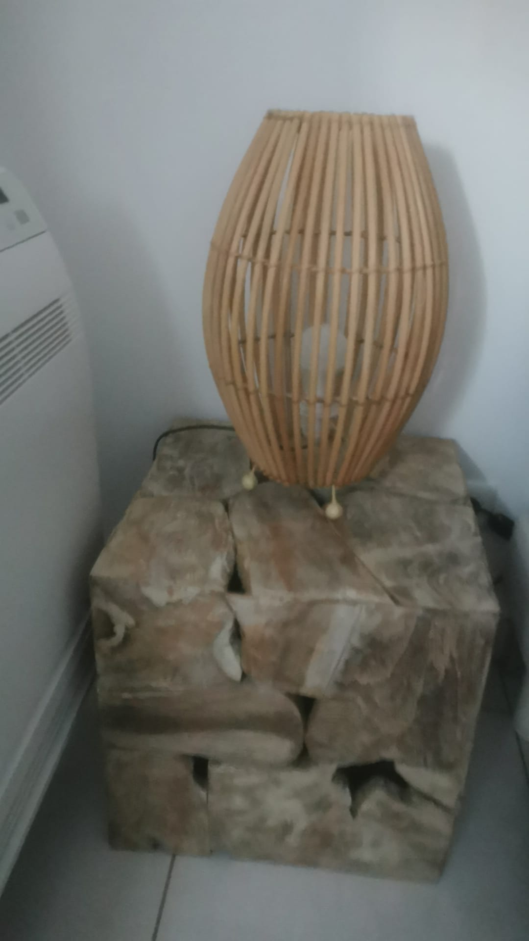 Cube en teck 40×40×40