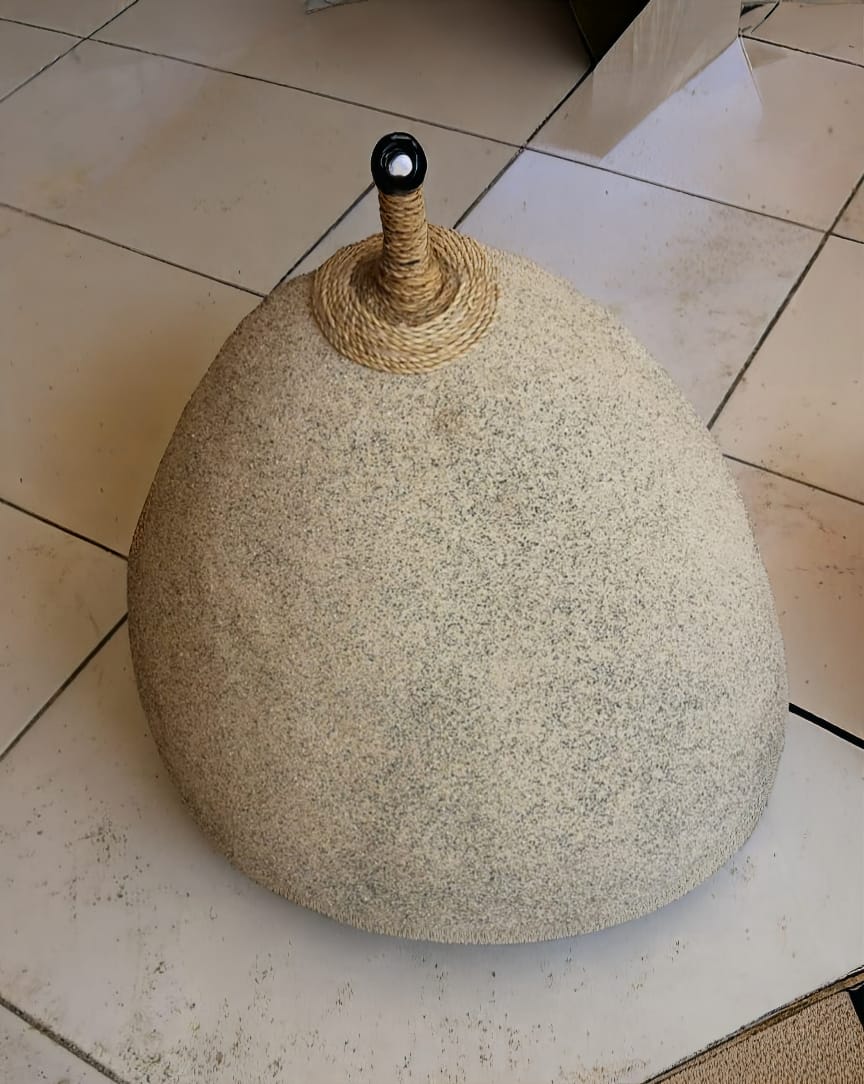 Luminaire sable résine & Sable 50 cm