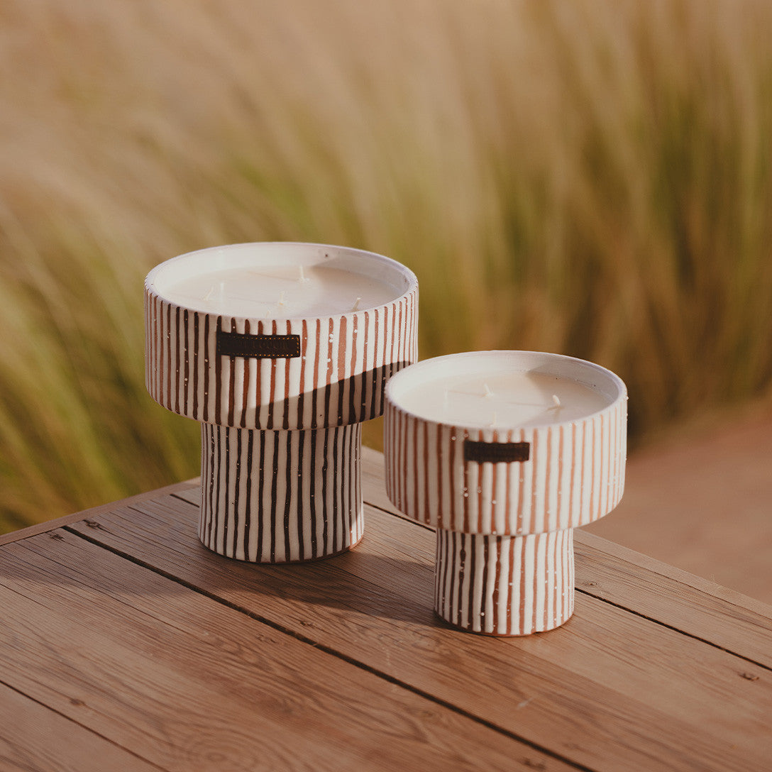 Bougie Coupe Zébré Terra – Kamoun/Cumin