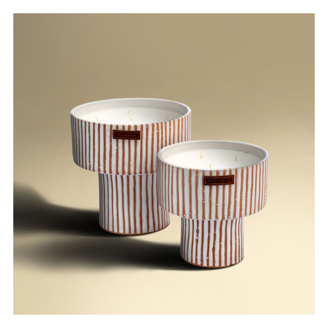 Bougie Coupe Zébré Terra – Kamoun/Cumin
