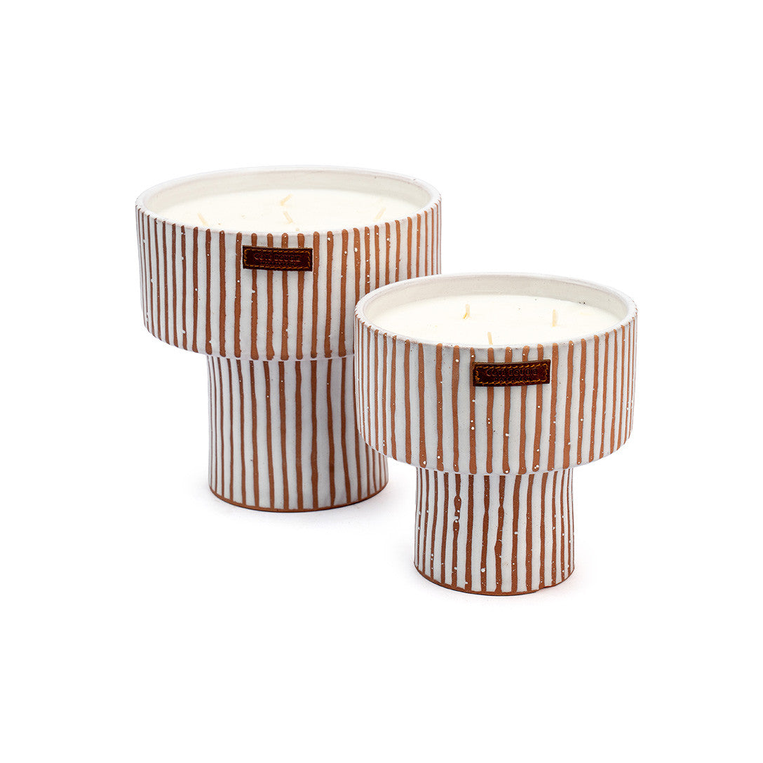 Bougie Coupe Zébré Terra – Kamoun/Cumin