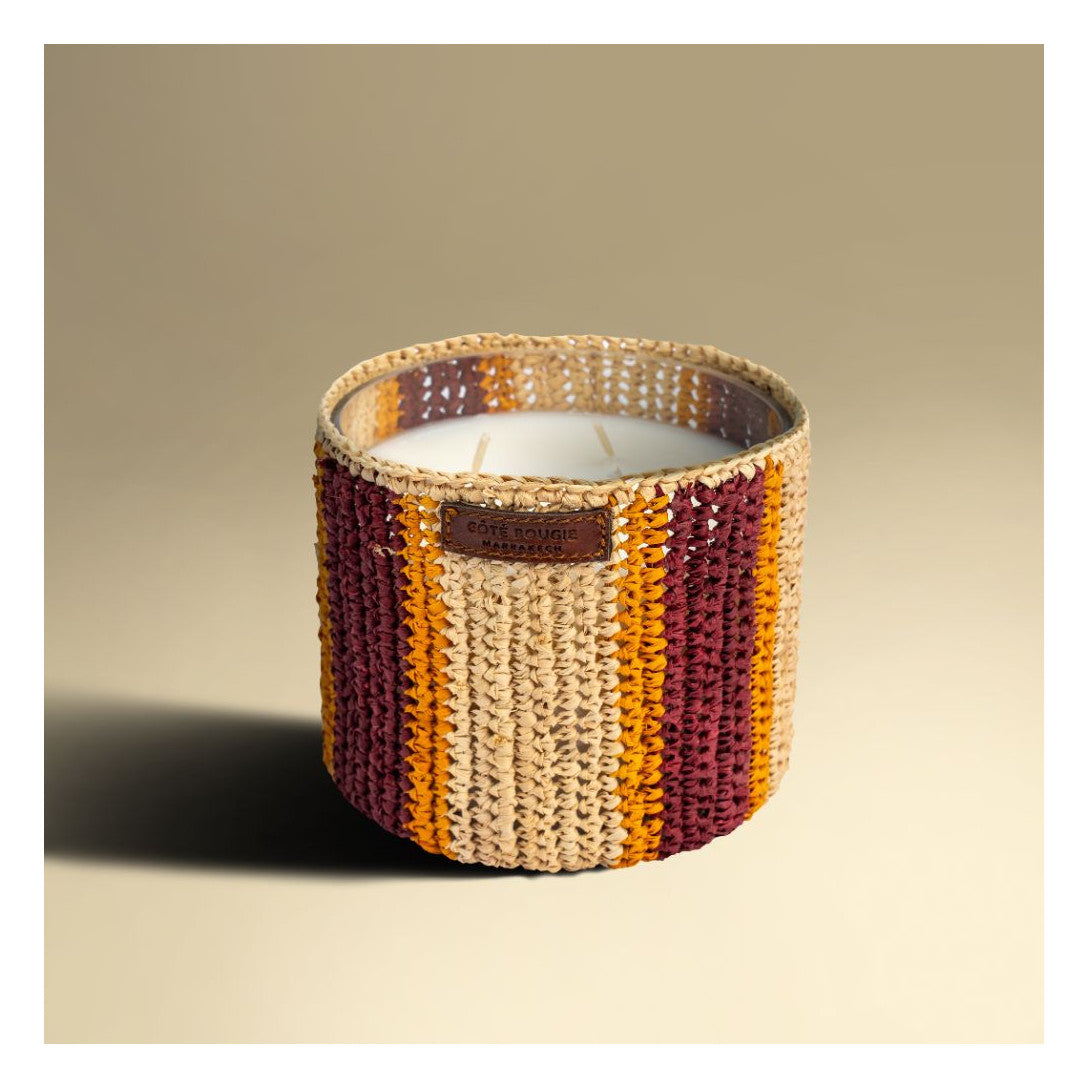 Bougie Raphia “RIM”- Dattes