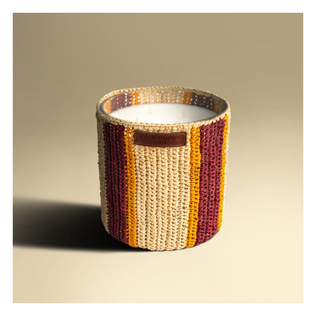 Bougie Raphia “RIM”- Dattes