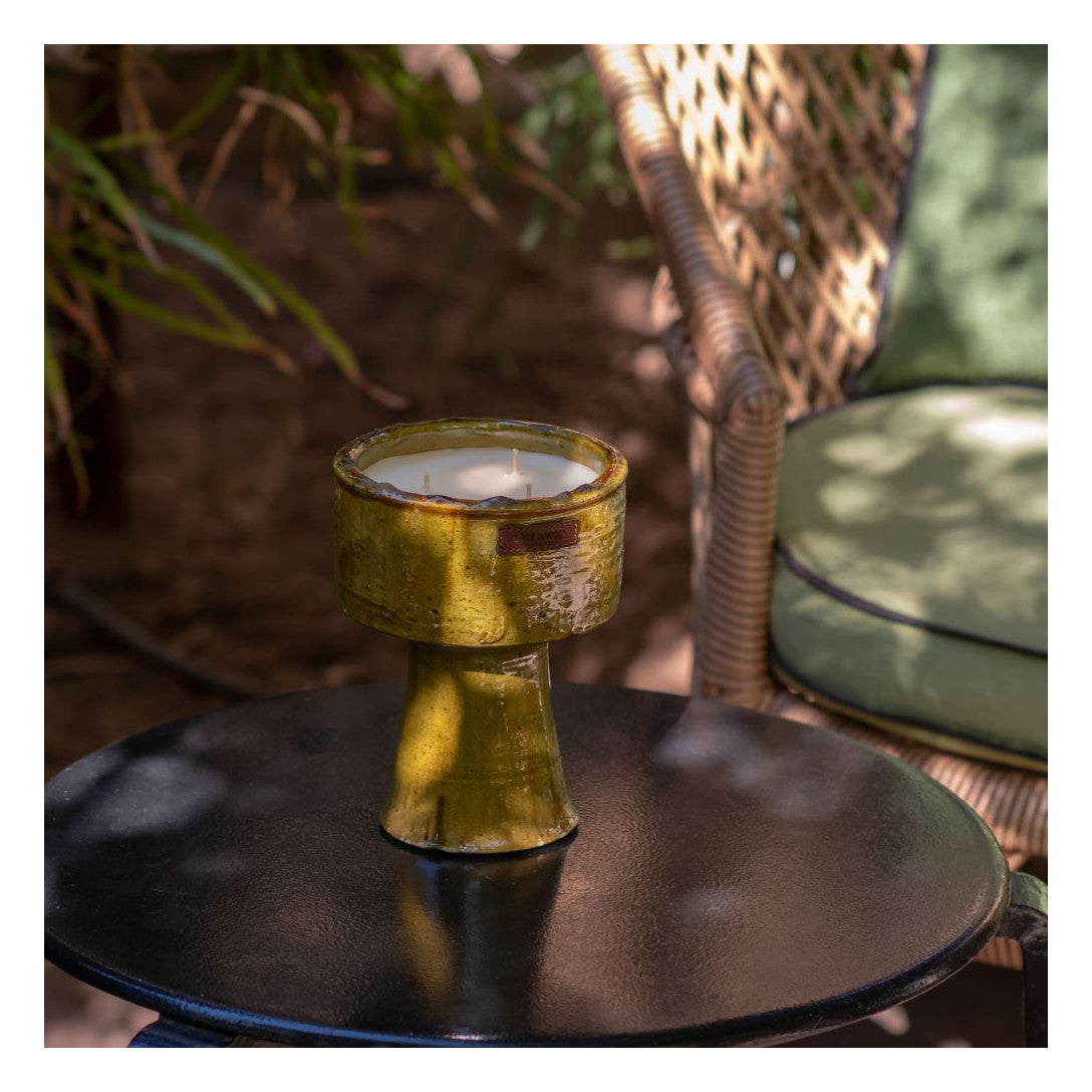 Bougie Coupe Tamegroute Jaune M – Mon Bel Oranger – Côté Bougie
