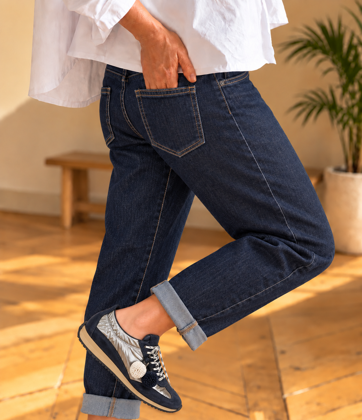 Jeans mom Jeanne Brut