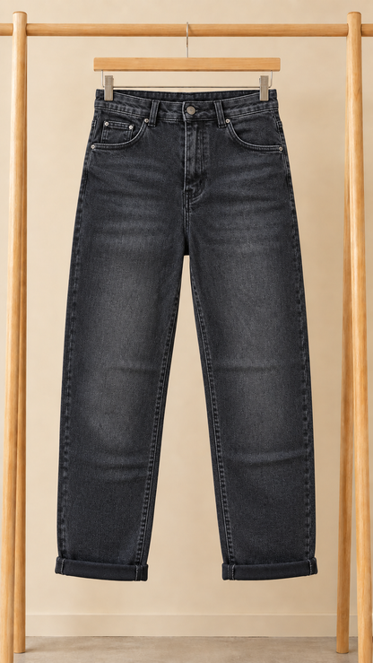 Jeans mom Jeanne Noir