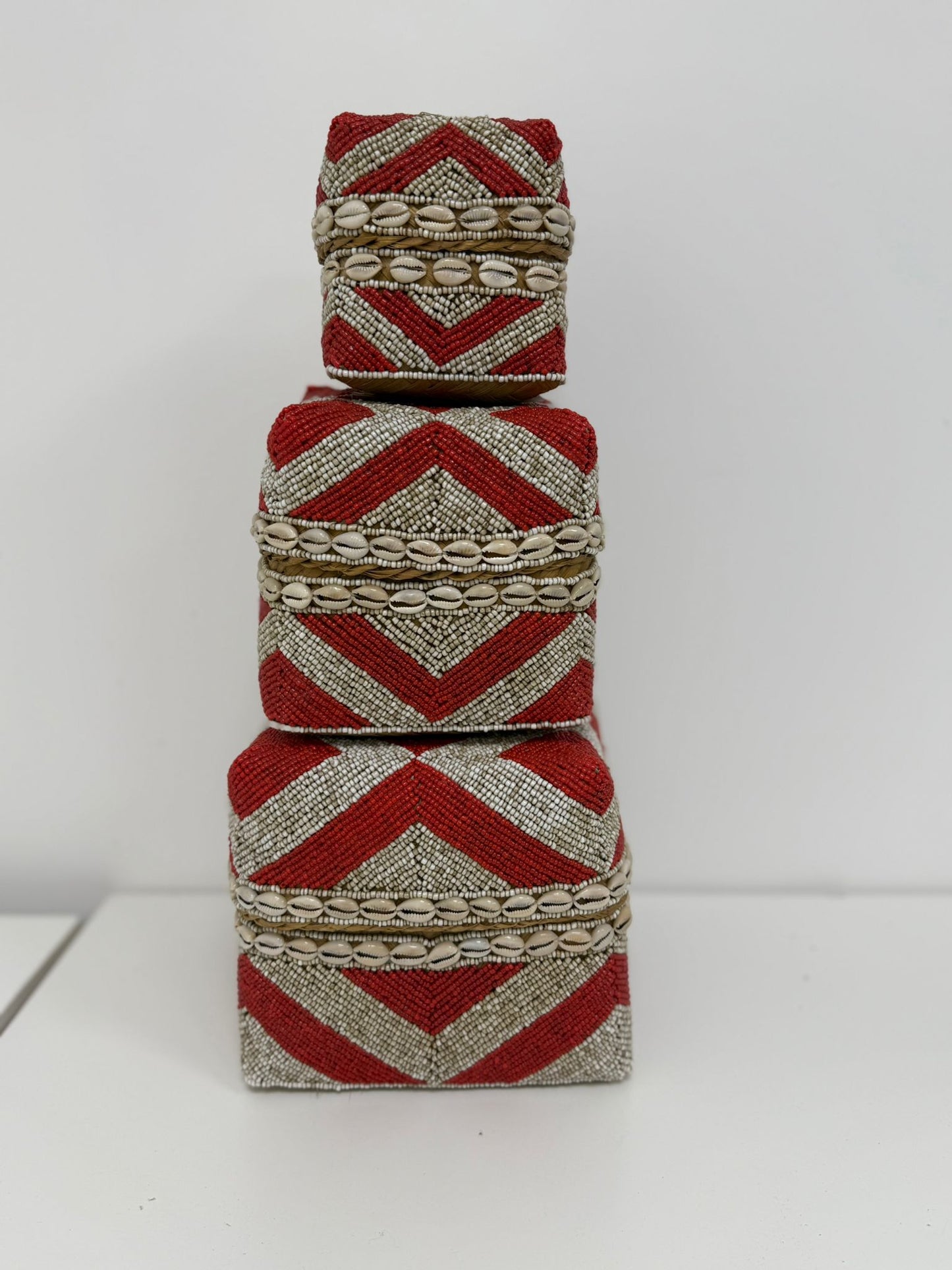 Boîte perlée à compléter 2 15×15 cm S