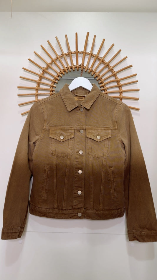 Blouson jeans Beige