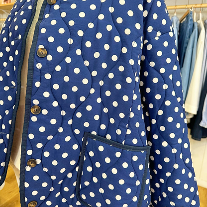 Veste a pois blanc Marine