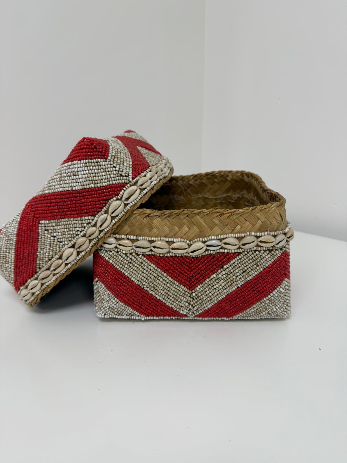 Boîte perlée à compléter 2 15×15 cm S