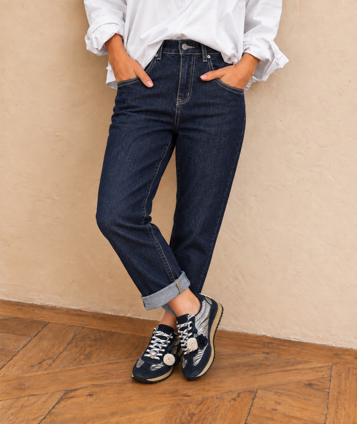 Jeans mom Jeanne Brut
