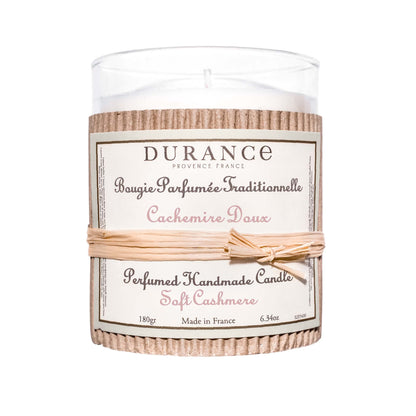 Bougie parfumée traditionnelle 180 gr Cachemire Doux