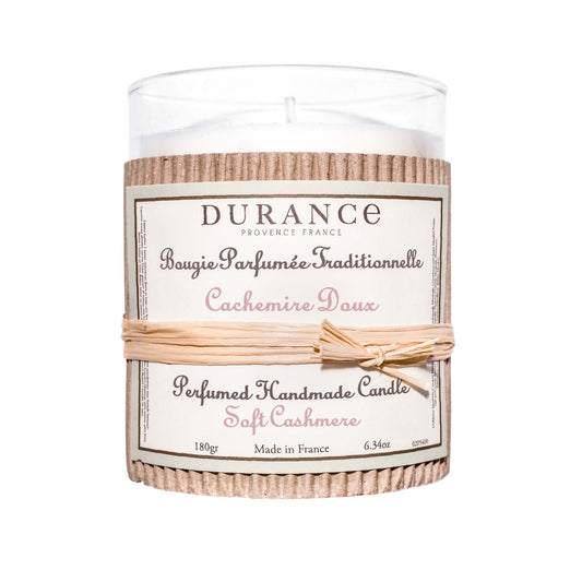 Bougie parfumée traditionnelle 180 gr Cachemire Doux