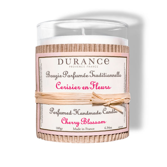 Bougie parfumée traditionnelle 180 gr Cerisier en Fleurs