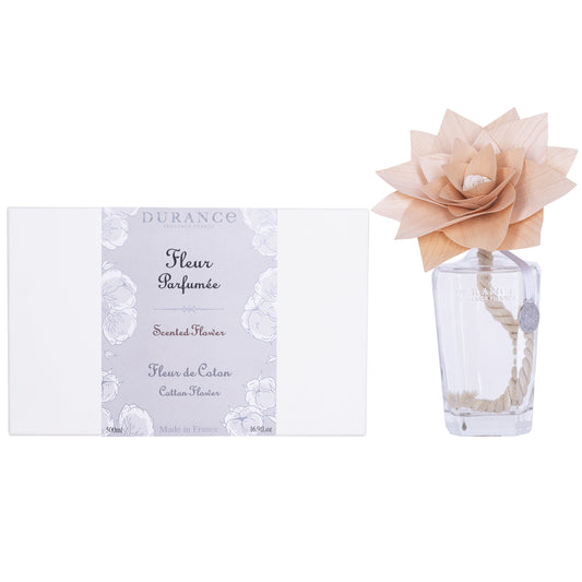 Fleur parfumée en bois 500 mL Fleur de Coton