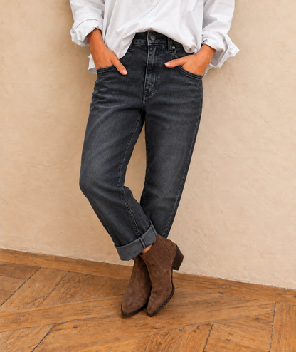 Jeans mom Jeanne Noir