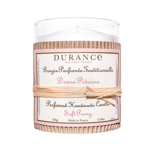 Bougie parfumée traditionnelle 180 gr Douce Pivoine