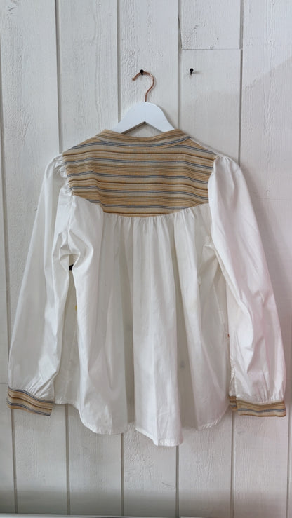 Chemise cœur multi borcotedoré Blanc