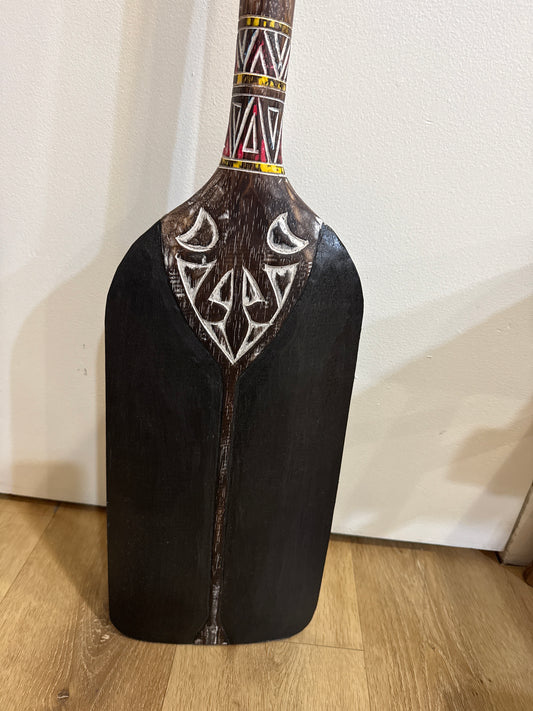 Pagaie carrée 130 cm noire