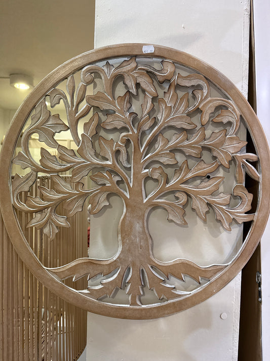 Suspension bois suar Arbre de vie 60 cm