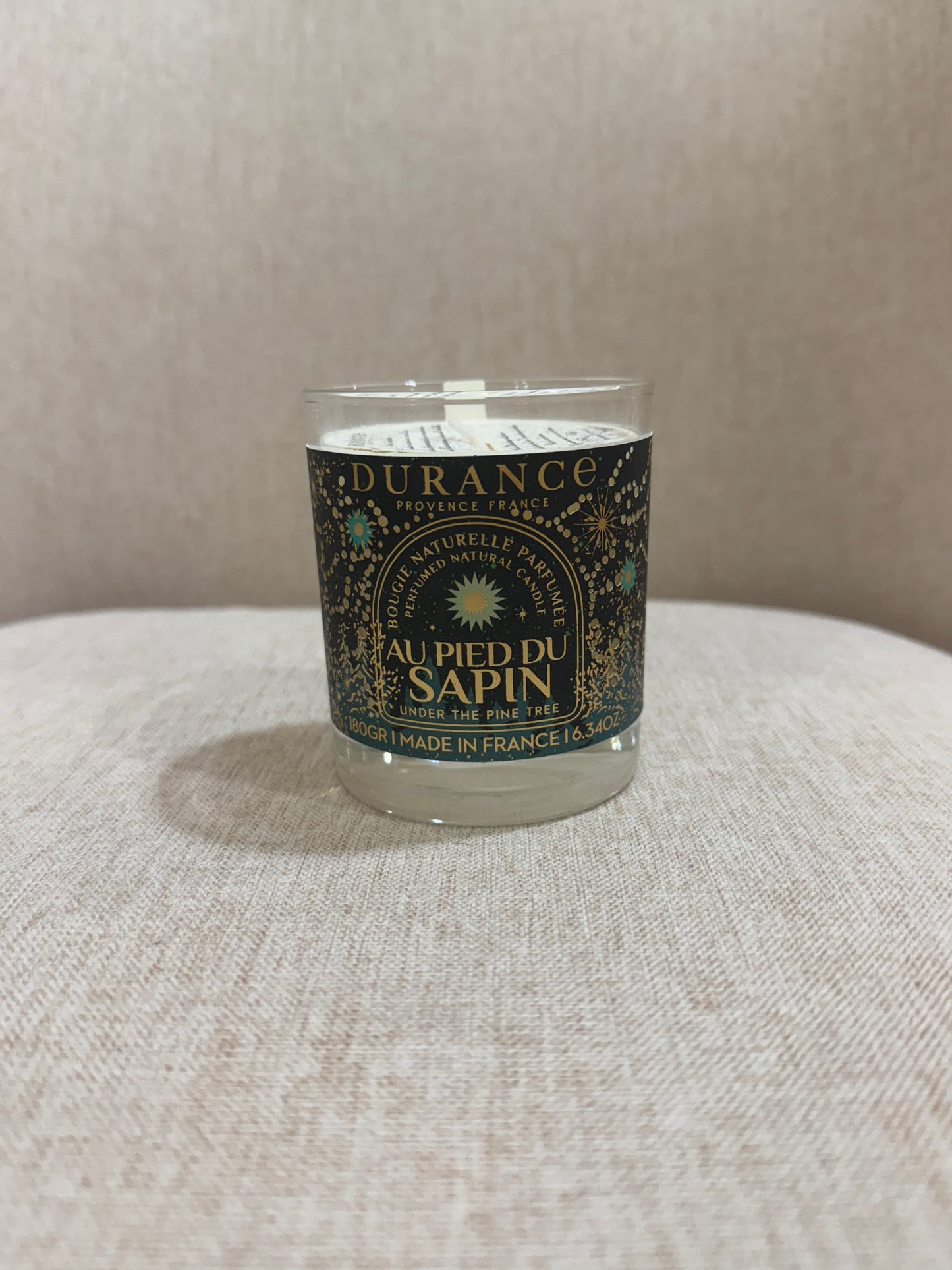 Bougie Naturelle Parfumée 180 gr Au Pied du Sapin Noël 2025