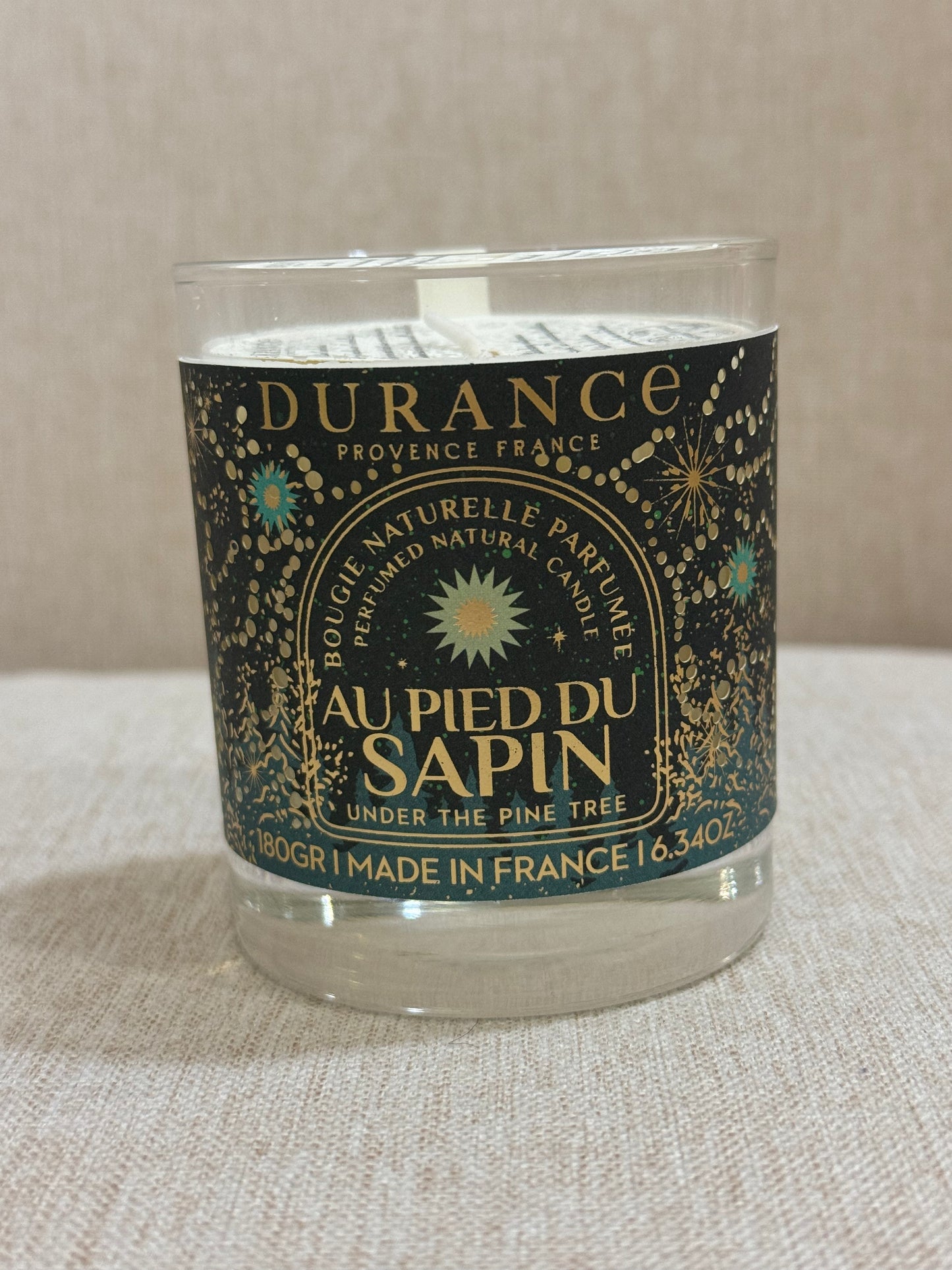 Bougie Naturelle Parfumée 180 gr Au Pied du Sapin Noël 2025