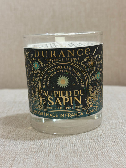 Bougie Naturelle Parfumée 180 gr Au Pied du Sapin Noël 2025