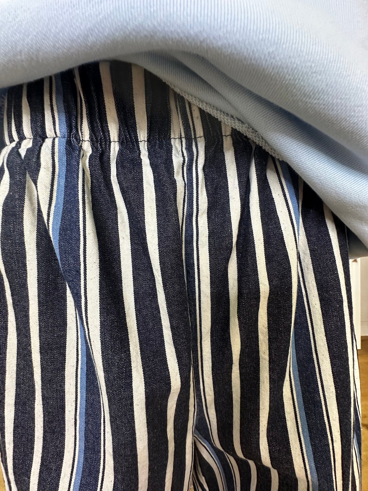 Pantalon rayé Marine