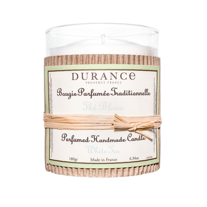 Bougie parfumée traditionnelle 180 gr Thé Blanc