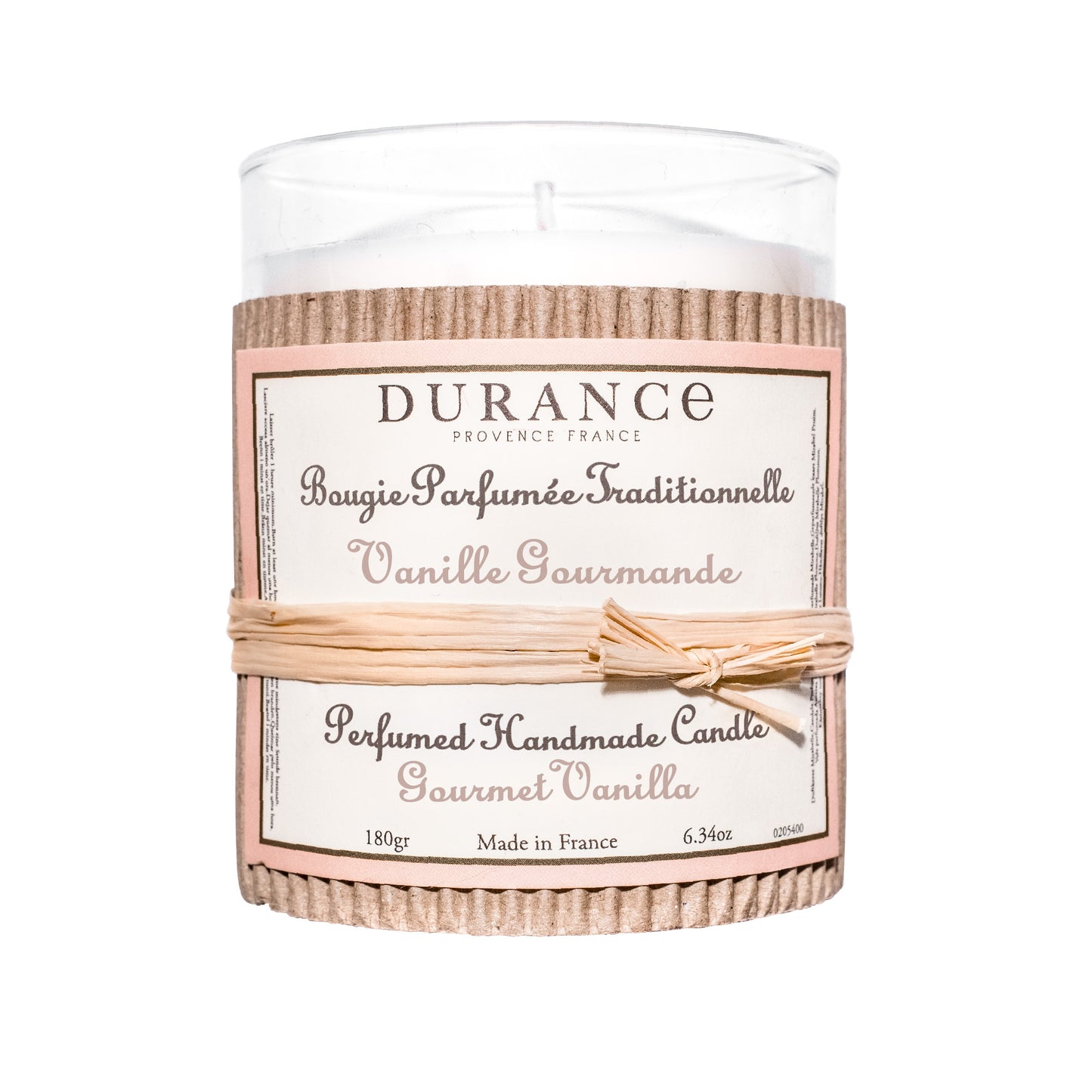 Bougie parfumée traditionnelle 180 gr Vanille Gourmande