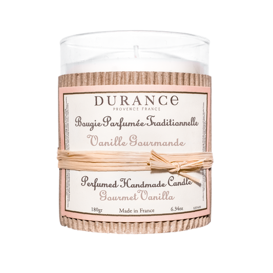 Bougie parfumée traditionnelle 180 gr Vanille Gourmande