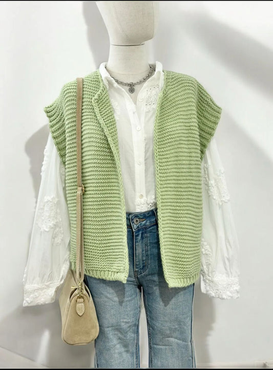 Gilet Alphonse  Vert
