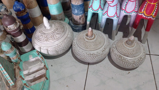 Boîte Gucci moyenne blanc vieilli