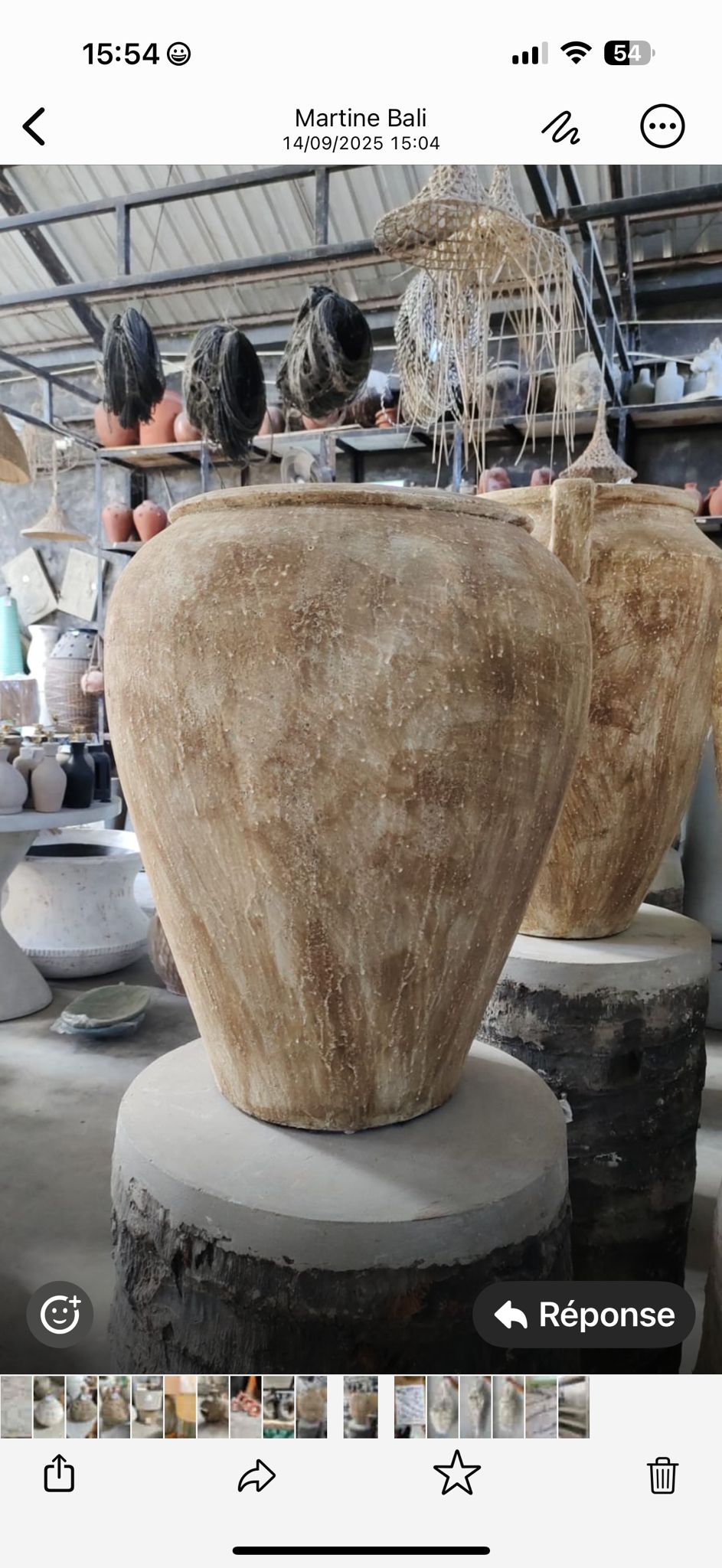 Grande jarre décorative Bali – 1 mètre