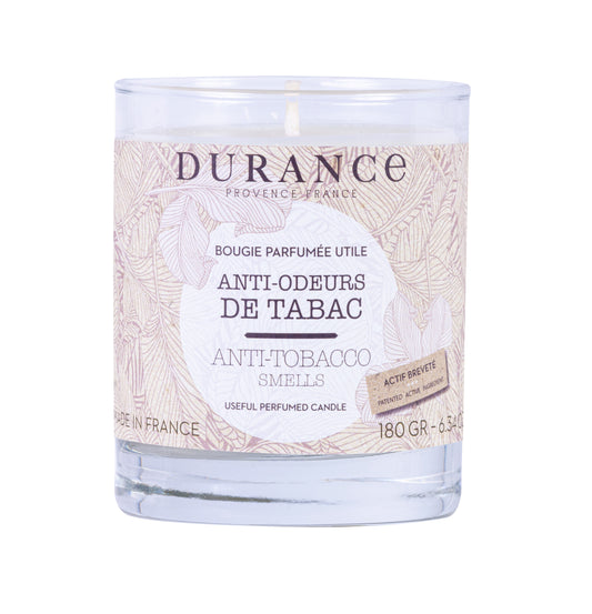 Bougie parfumée utile 180 gr Anti-odeurs de tabac