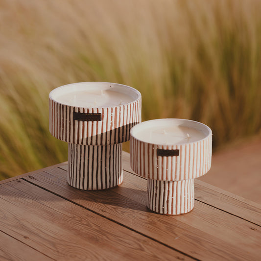 Bougie Coupe Zébré Terra – Kamoun/Cumin
