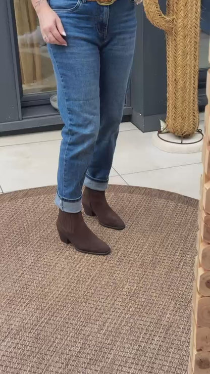 Bottines Isabel Marron