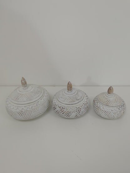 Boîte Gucci moyenne blanc vieilli