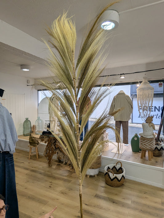 Tige décorative géante palmier sauvage en fibres naturelles – 210 cm +